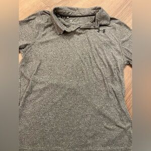 Under armor boys sz L polo